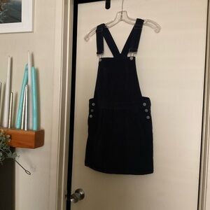 Corduroy Skirt Overalls